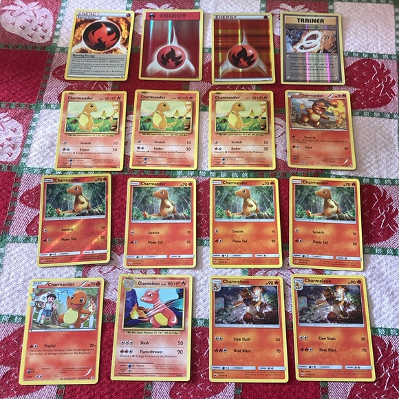 Pokemon TCG Charmander/Charmeleon Bundle w/ Box (16 cards, figurine, & more) - Picture 2 of 14